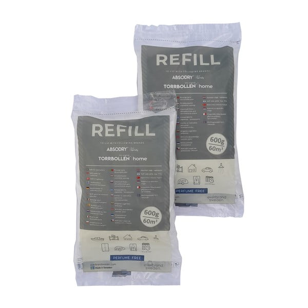 Nadomestni vložki za odstranjevalec vlage v kompletu 2 ks Absodry Duo Family Bag – Everbrand Sweden