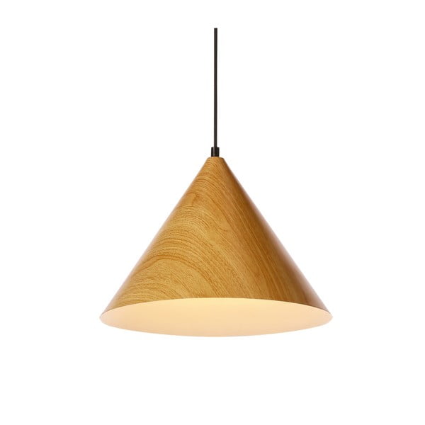 Rjava viseča svetilka s kovinskim senčnikom ø 32 cm Dunca – Candellux Lighting-image-2