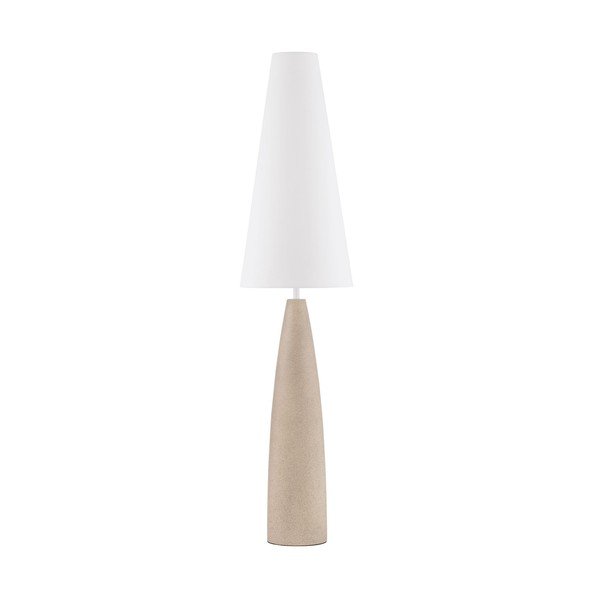 Bela/kremno bela stoječa svetilka (višina 130 cm) Mizu – Nova Luce