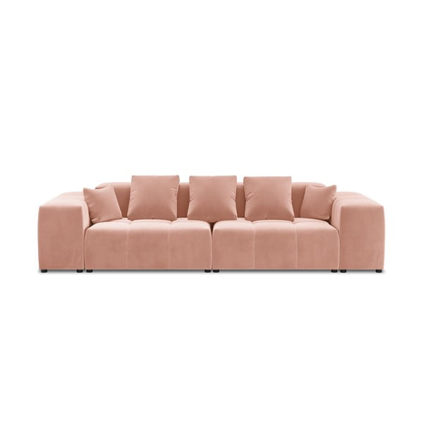 Roza žametni kavč 320 cm Rome Velvet - Cosmopolitan Design 