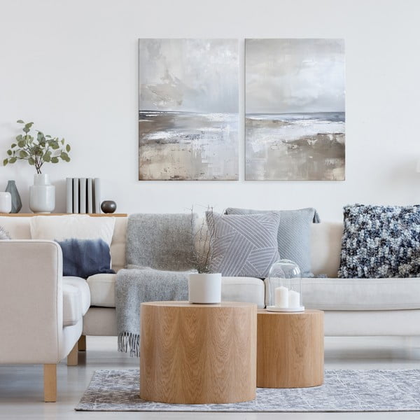 Slike z elementi ročne poslikave v kompletu 2 ks 50x70 cm Breeze – Styler-image-2