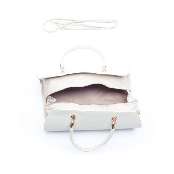 Usnjena torbica Mangotti 415 Beige-image-2