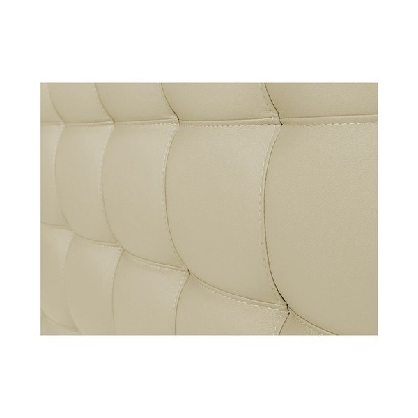 Kremasto vzglavje Cosmopolitan design Torino, širina 142 cm-image-2