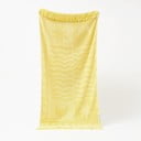 Rumena bombažna brisača za plažo Sunnylife Luxe, 160 x 90 cm