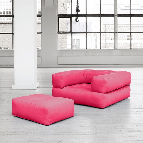 Variabilni fotelj Cube, magenta-image-1