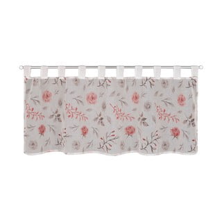 Belo-rožnata prosojna zavesa 135x45 cm Rose – Sehlbach