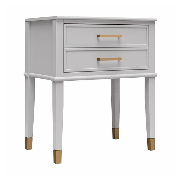 Svetlo siva nočna omarica Westerleigh – CosmoLiving by Cosmopolitan