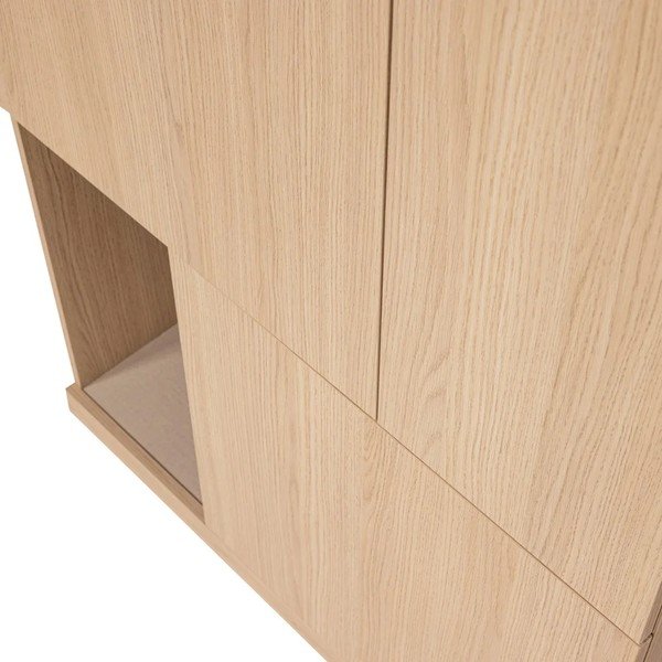 Modularna omara v naravni barvi 80x215 cm Build – WOOOD-image-4