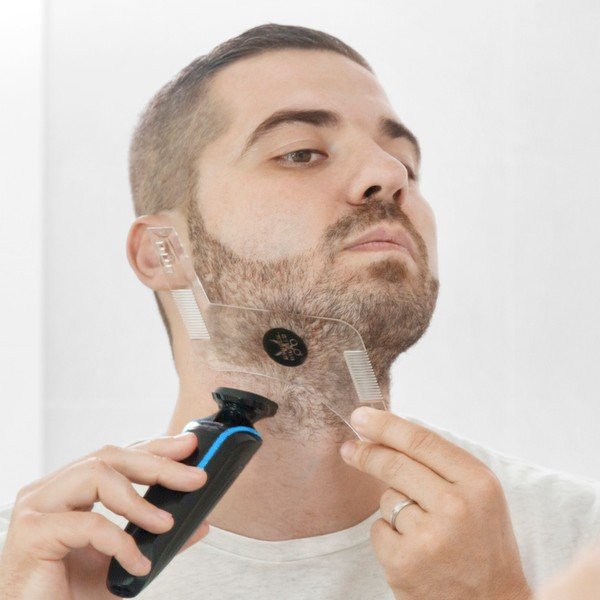 Šablona za oblikovanje brade InnovaGoods Hipster Barber-image-1
