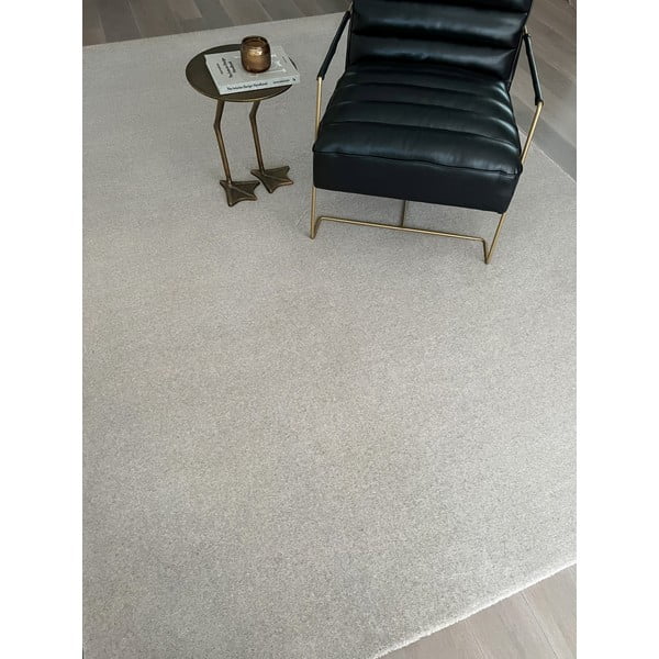 Kremno bela volnena preproga 133x190 cm Calisia M Smooth – Agnella-image-1