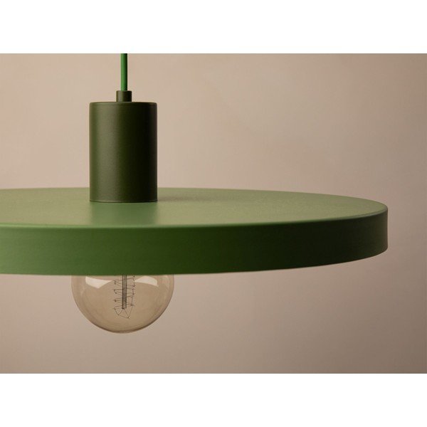 Zelena kovinska viseča svetilka ø 40 cm Ori – Micadoni -image-2