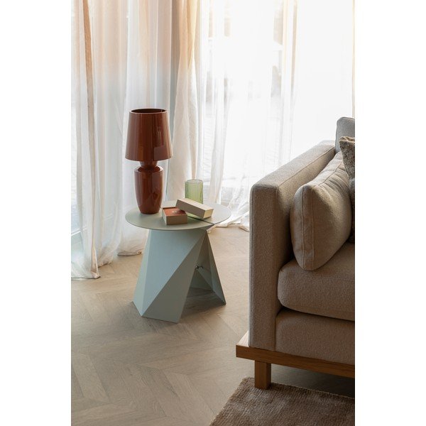 Kovinska okrogla stranska mizica 45x46 cm Foldy – Zuiver-image-1