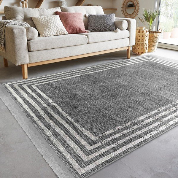 Siva preproga 80x150 cm - Mila Home-image-4