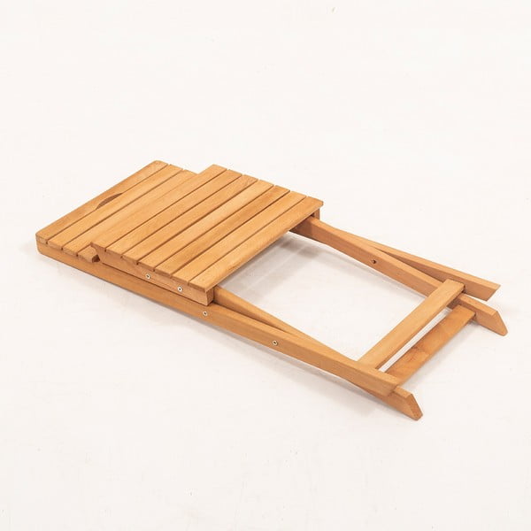 Vrtna jedilna garnitura iz masivne bukve v naravni barvi za 2 osebi – Floriane Garden-image-4