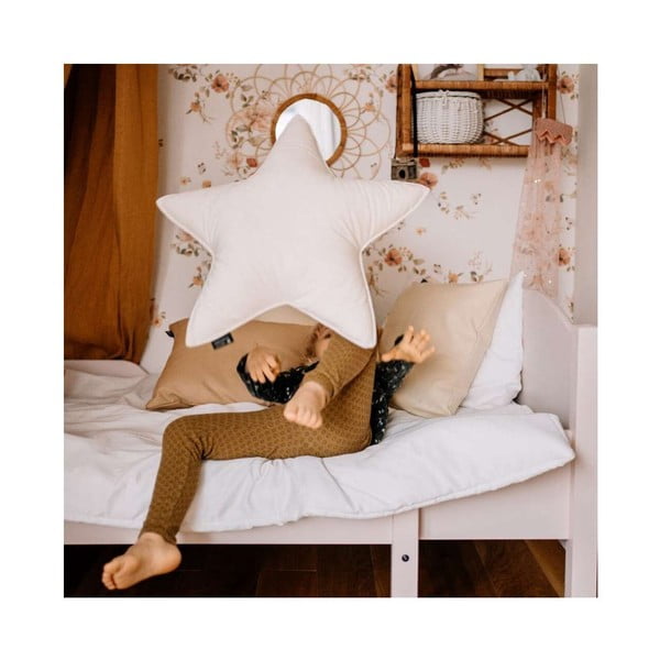 Otroška blazina Happiness - Yellow Tipi-image-3