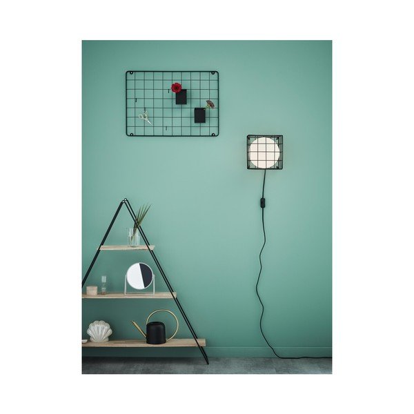 Črna stenska svetilka Markslöjd Cage-image-1
