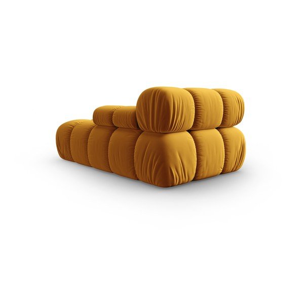 Rumen žameten ležalnik (desni kot) Bellis – Micadoni Home-image-4
