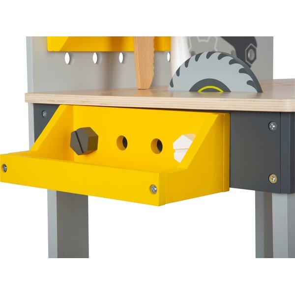 Otroška lesena delovna miza z orodjem Legler Miniwob-image-4