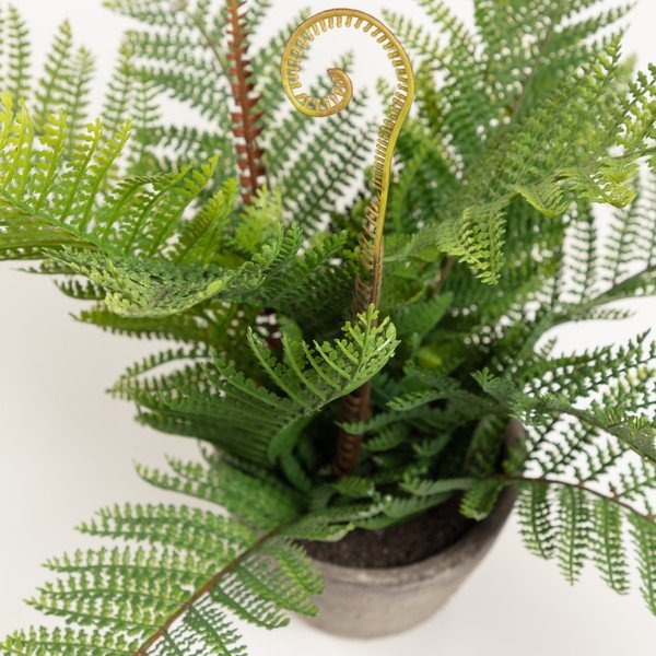 Umetno cvetje v cementnem lončku Kave Home, višina 35 cm-image-1