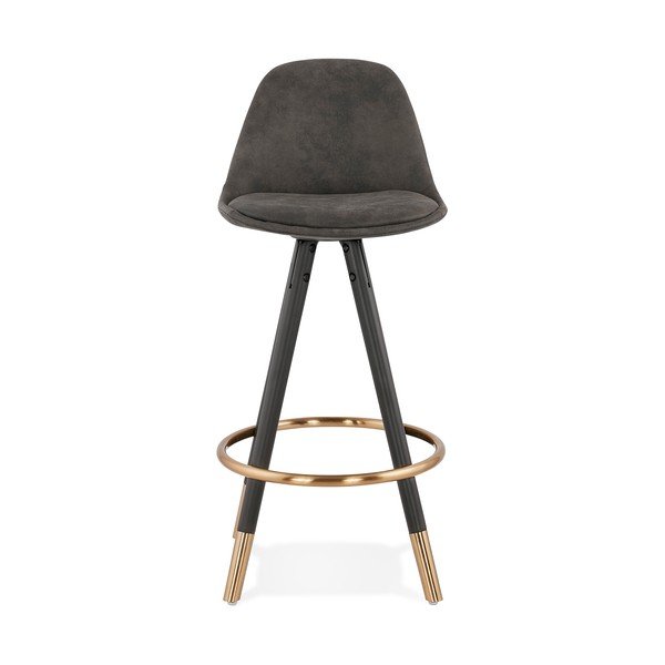 Siv barski stol Kokoon Bruce Mini, višina sedeža 65 cm-image-3