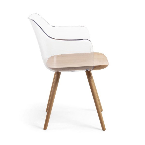 Stol z nogami iz bukovega lesa Kave Home Klam-image-2