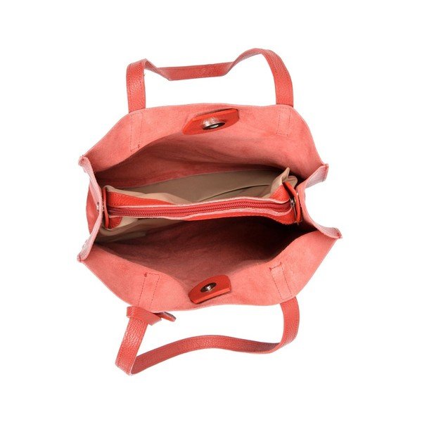 Rdeča usnjena torbica Isabella Rhea Donna-image-1