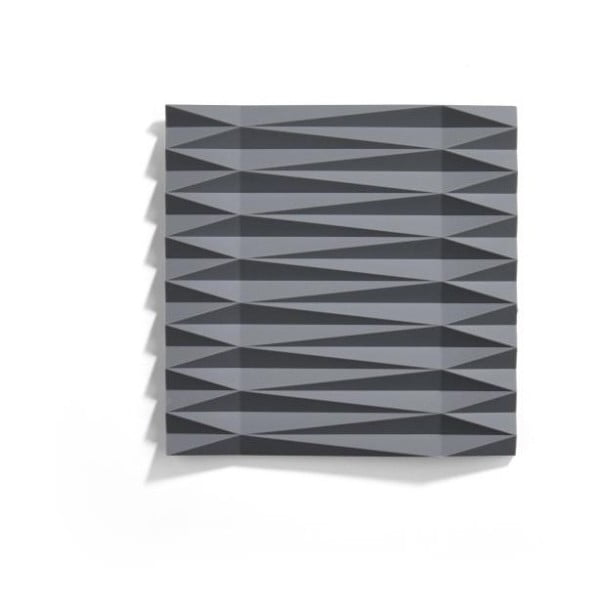 Siva silikonska podloga za lonec Zone Origami Yato, 16 x 16 cm