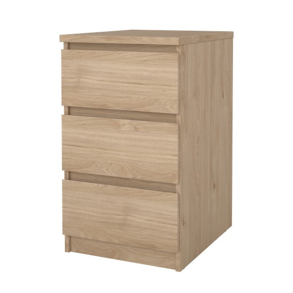 Komoda v hrastovem dekorju 40x70x50 cm Naia – Tvilum-image-4