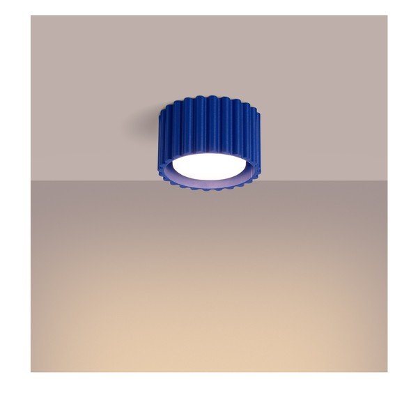 Modro kovinsko točkovno svetilo ø 10 cm Zora – Sollux-image-4