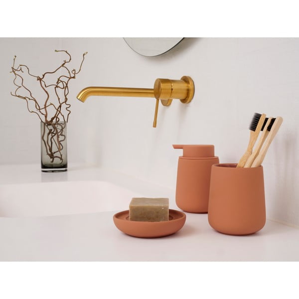 Oranžen porcelanast podstavek za milo Nova One – Zone-image-3