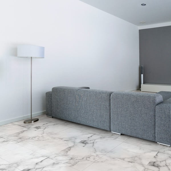 Komplet 4 nalepk Ambiance White Marble-image-4