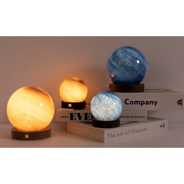 Svetlobna dekoracija na USB v temni naravni barvi ø 12 cm Galaxy Breeze – Gingko-image-2