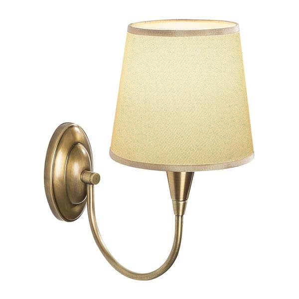 Bež/v zlati barvi stenska svetilka Patrick – Opviq lights-image-4