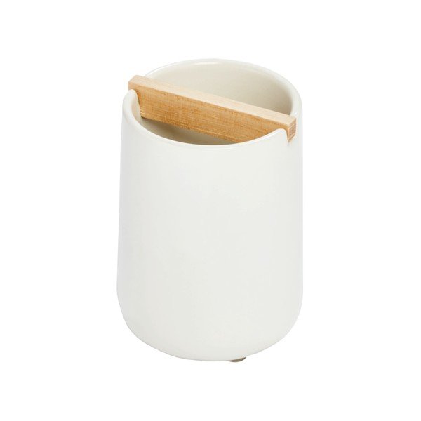 Bel keramični lonček za zobne ščetke iDesign Eco Vanity-image-2