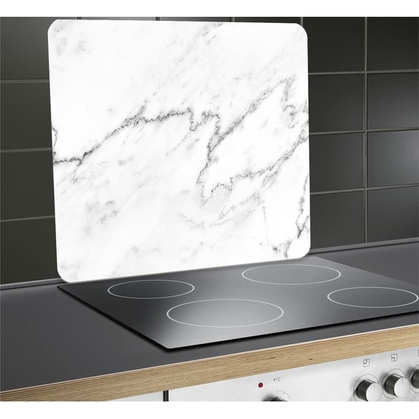 Stenska zaščitna plošča za štedilnik iz kaljenega stekla 50x56 cm Marble – Wenko-image-4