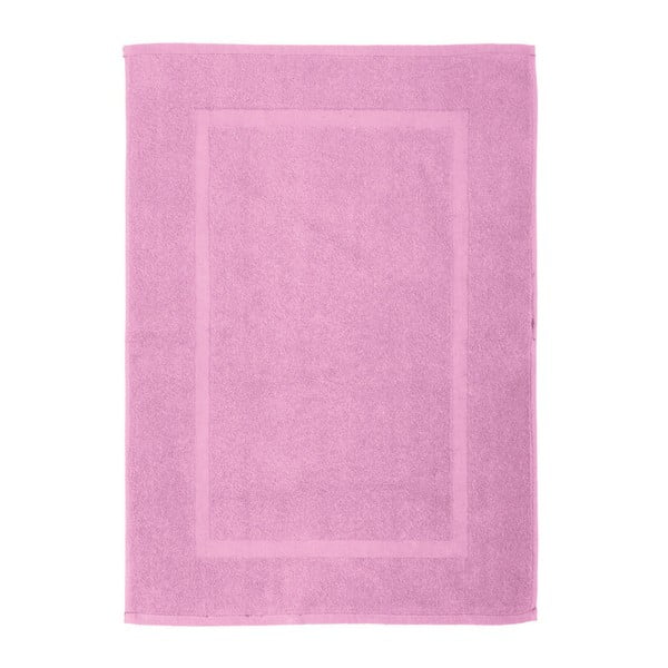 Roza bombažna kopalniška preproga Wenko Lilac, 50 x 70 cm