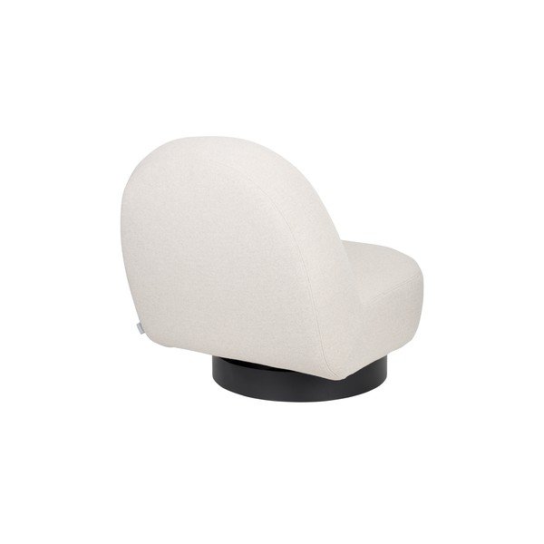 Kremno bel vrtljiv fotelj Eden – Zuiver-image-3