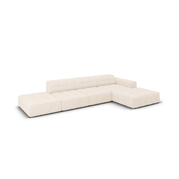 Kremno bela kotna sedežna garnitura (desni kot) Chicago – Cosmopolitan Design-image-3