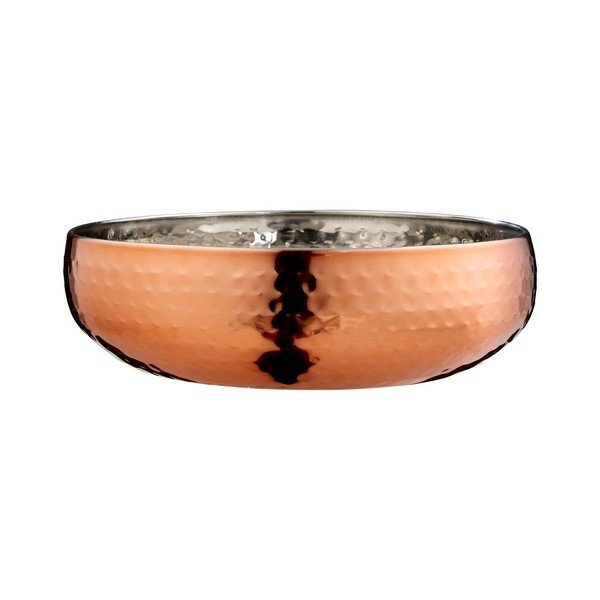Okrasna skleda v rožnatem zlatu Premier Housewares Hammered, ⌀ 21 cm