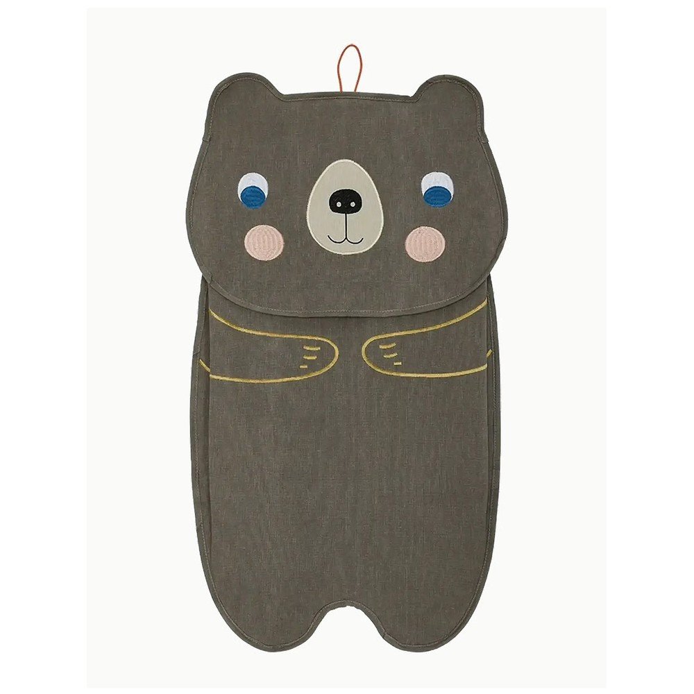 Rjav tekstilni viseči organizator Darling Bear
