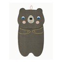 Rjav tekstilni viseči organizator Darling Bear – OYOY Mini