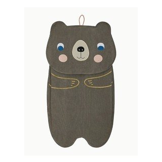 Rjav tekstilni viseči organizator Darling Bear – OYOY Mini