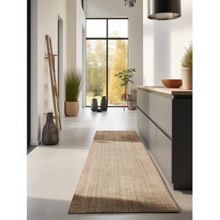 Tekač iz jute v naravni barvi 80x200 cm Bouclé – Hanse Home