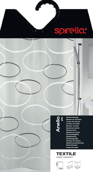 Zavesa za tuš 180x200 cm Anello – Spirella-image-3