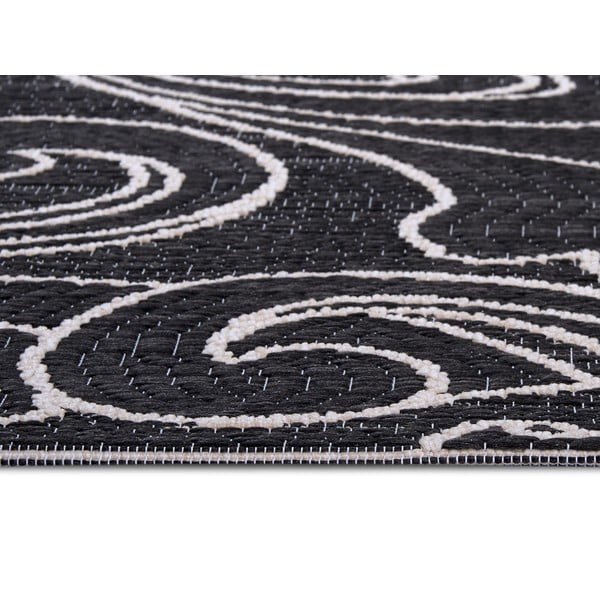 Črna zunanja preproga 194x290 cm Elina Black – Hanse Home-image-3