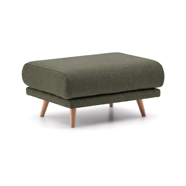 Zelen tabure iz šenilje Karin – Kave Home-image-2