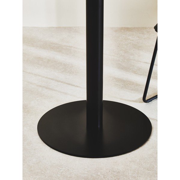 Okrogla jedilna miza s stekleno mizno ploščo ø 90 cm Metropolitan – Premier Housewares-image-3