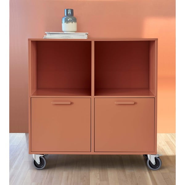 Opečnato rdeča mobilna komoda Hammel Keep-image-1