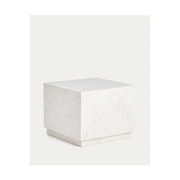 Marmorna stranska mizica 50x50 cm Sorein – Kave Home-image-2