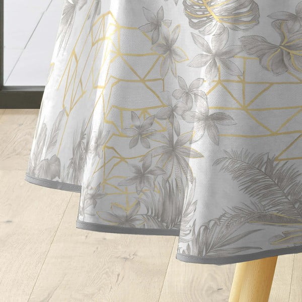 Povoščen namizni prt ø 160 cm Coconut – douceur d'intérieur-image-1